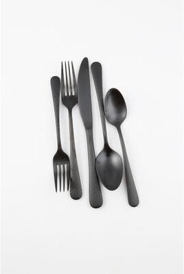 Cambridge Kenne Hammered Copper Satin 20-Piece Flatware Set
