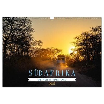 Südafrika - Die Welt in einem Land (Wandkalender 2027 DIN A3 quer), CALVENDO Monatskalender