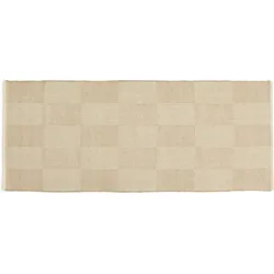 Check Läufer 80 x 200 cm, sandfarben