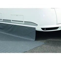 Hindermann Bodenschürze mit Polyvinylchlorid Keder dunkelgrau 7 x 0,5 Meter