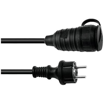 Eurolite 30245696 Strom Verlängerungskabel 16A Schwarz 5m H07RN-F 3G 1,5mm²