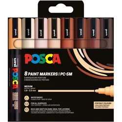 Posca, Marker, Pigmentmarker PC-5M (8x)