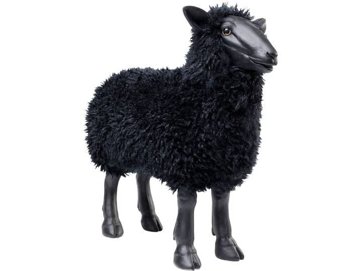 Dekofigur KARE DESIGN Bathilde Schwarz 48cm , schwarz, B:23cm H:48cm T:52cm, Polyresin, Dekofiguren, Dekofigur