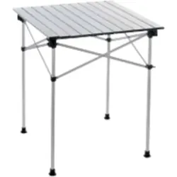 McKINLEY Campingteil Tisch Falttisch aus Alurohrgestell, Größe 1 in Silber Silber
