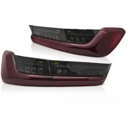 LaserLook VOLL LED Rückleuchten Set passend für BMW 3er G20 Lim. 19-22 kirschrot