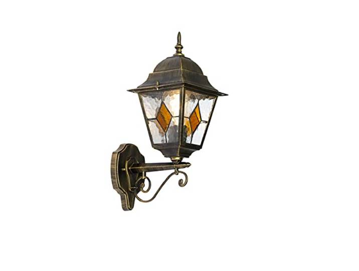 Qazqa antigua - Applique murale - 1 lumière - L 18.4 cm - Doré - Classique/Antique - éclairage extérieur