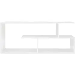 En.Casa, TV Möbel, Fernsehtisch Anän 100x30x42 cm Weiss (100 x 29.50 x 42 cm)
