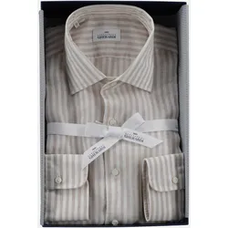 Leinenhemd Beige 40