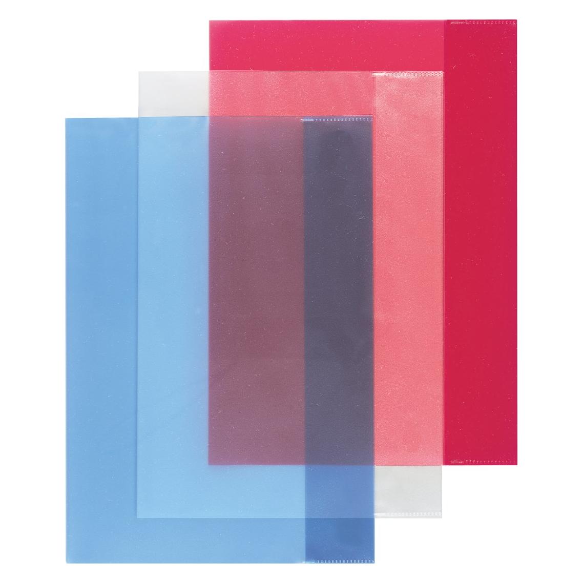 Herlitz 10418366 Magazin- & Buch-Cover (e) Gemischte Farben (A4, 3x) (10418366)