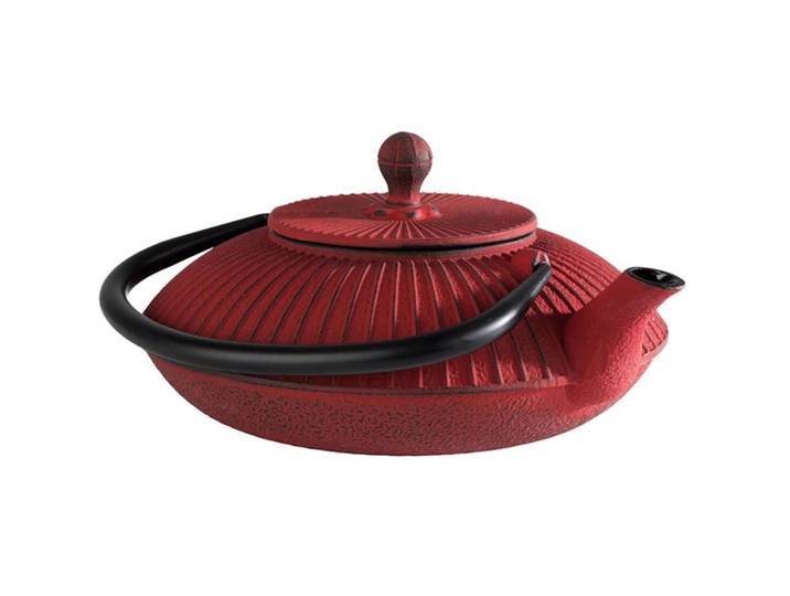APS Teekanne Asia Rot Metall H 15 cm 0.8 l - Teekanne