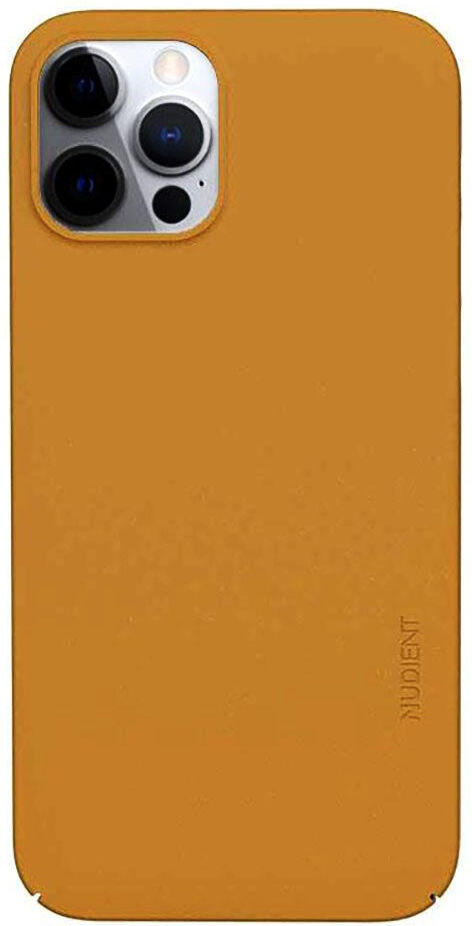 Nudient Thin Case V3 iPhone 12 / 12 Pro Cover - Saffron Yellow