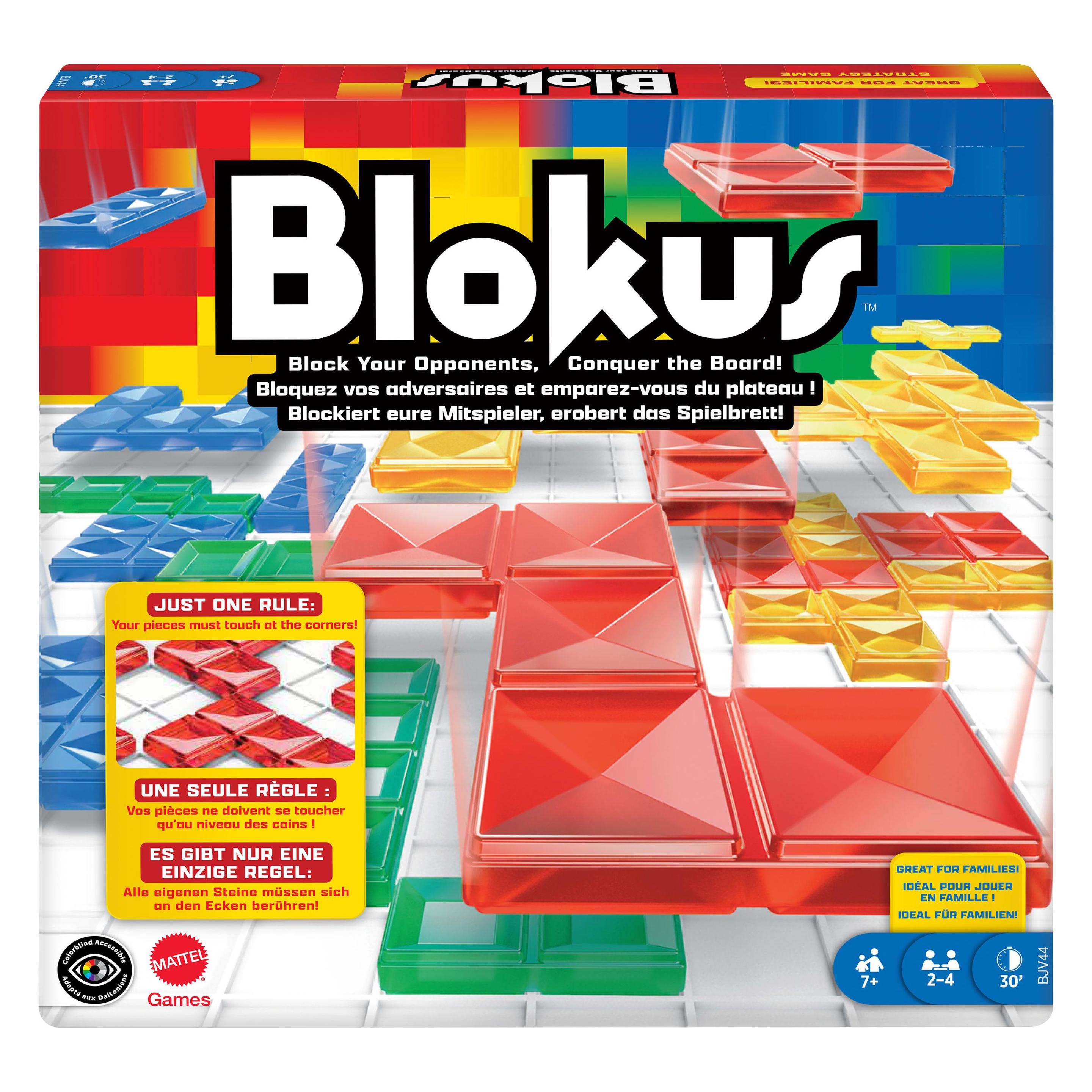 Mattel Games Blokus (Englisch, Französisch, 2 - 4 Spieler) (BJV44)