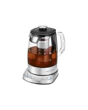 Clatronic ProfiCook PC-WKS 1167G Tee-/Wasserkocher 1.5 Liter 2.2 kW Edelstahl/Glas (501167)