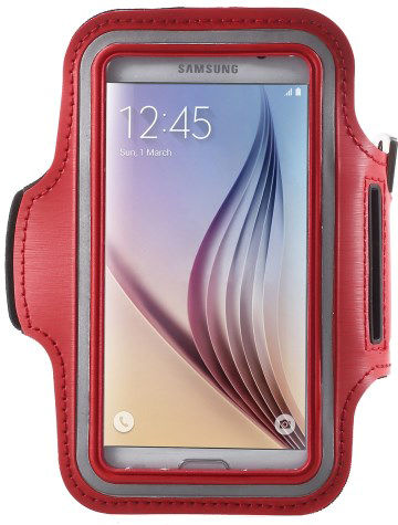 INCOVER Samsung Galaxy S6 / S6 Edge Løbearmbånd Rød
