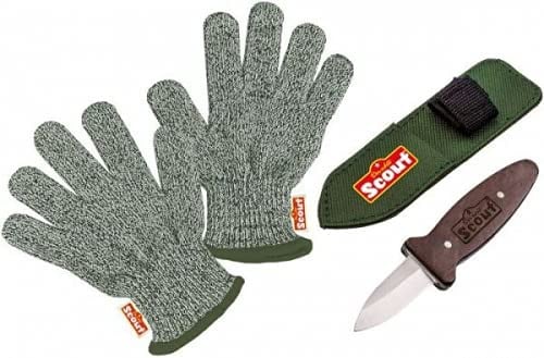 Happy People Scout Carving Set met Mes en Handschoenen, Multi-Color