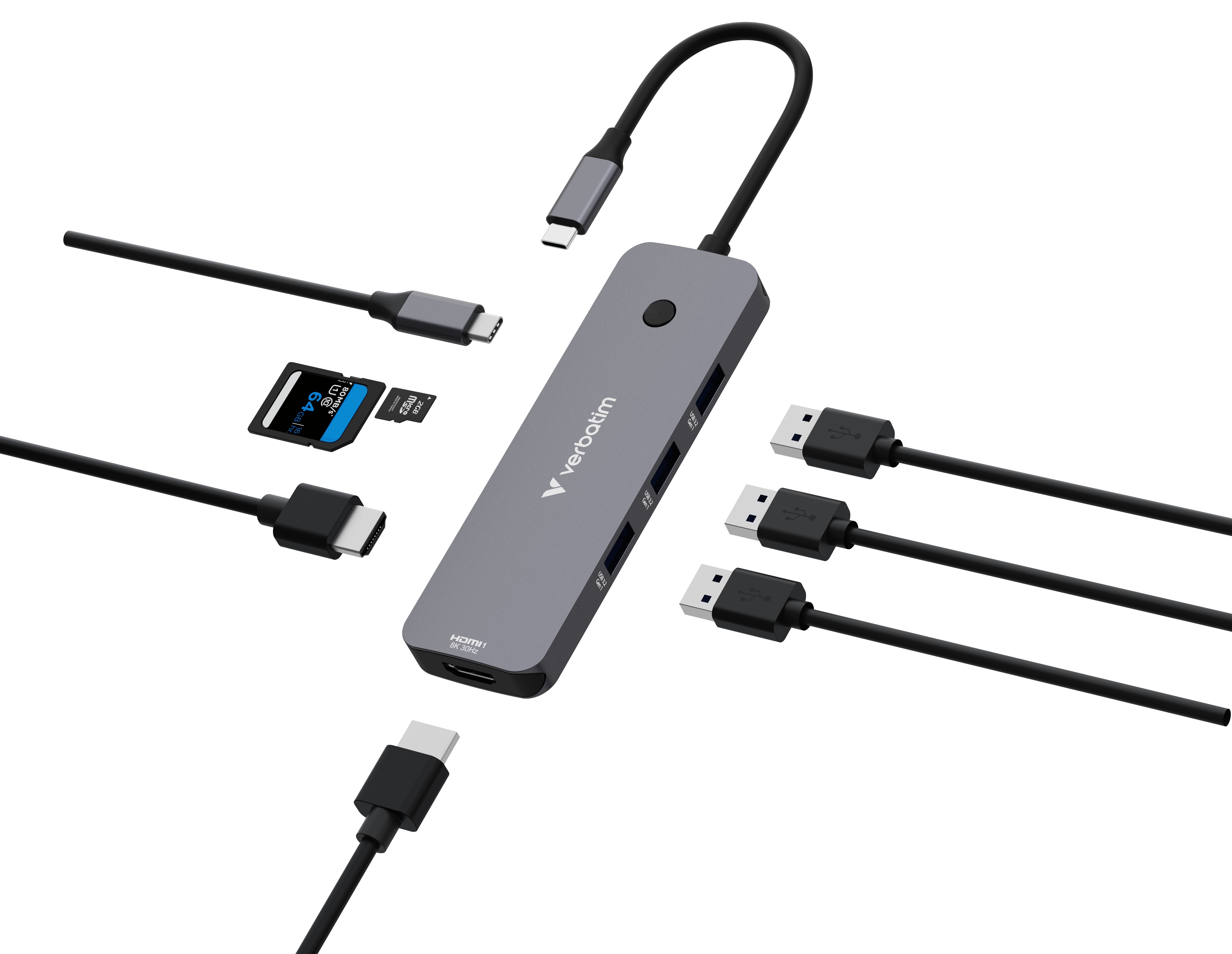 Verbatim 32151 USB-C Pro Multiport Hub