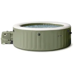 Intex 28412NP PureSPA Whirlpool Bubble olivgrün 236/185 x 71cm 8 Personen