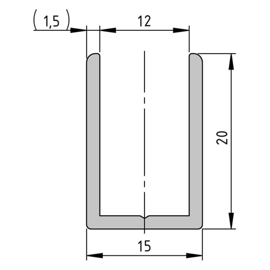 Bohle Glasabschluss-U-Profile (BO 6703430)