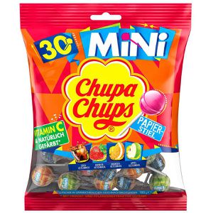 Chupa-Chups Lutscher Mini Lutscher, 180 g, 30 Stück