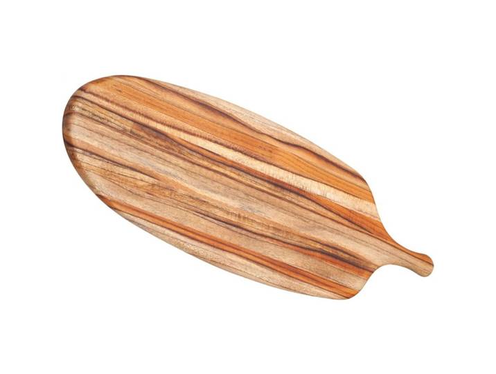 Diverse Servierplatte Teak Haus teak Teakholz massiv Eigene Form B 67.5 cm - Servierplatte