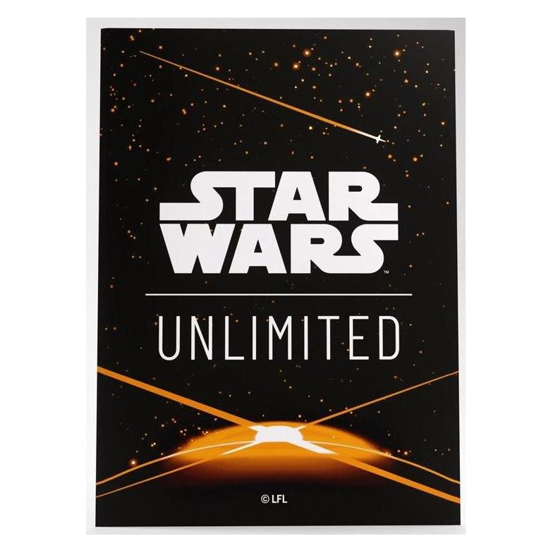Ultra Pro Star Wars: Unlimited Art Sleeves - Card Back Orange (GGS15077ML)