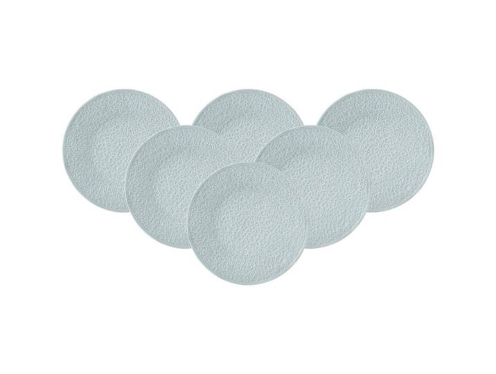 Seltmann Weiden Frühstücksteller Nori Home hellblau ø 21,5 cm 6er Set, Hellblau, Keramik, Rund, Geschirr, Teller