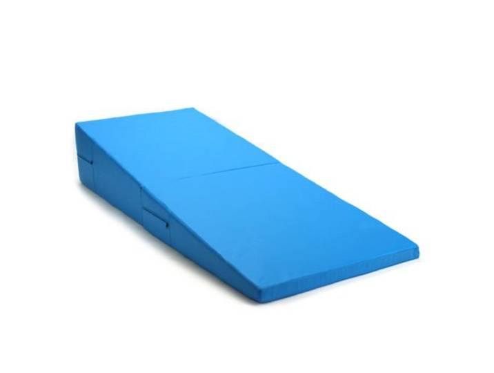 Gymnastikmatte Rampe faltbar hellblau