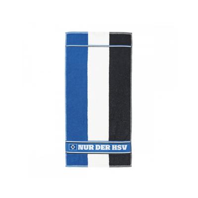 Handtuch Set HAMBURGER SV "Hamburger SV Duschtuch HSV Duschtuch Blockstreifen GOTS", Kinder, Gr. 1, Frottee, mehrfarbig, Frottee, 100% Baumwolle, Handtuch-Sets