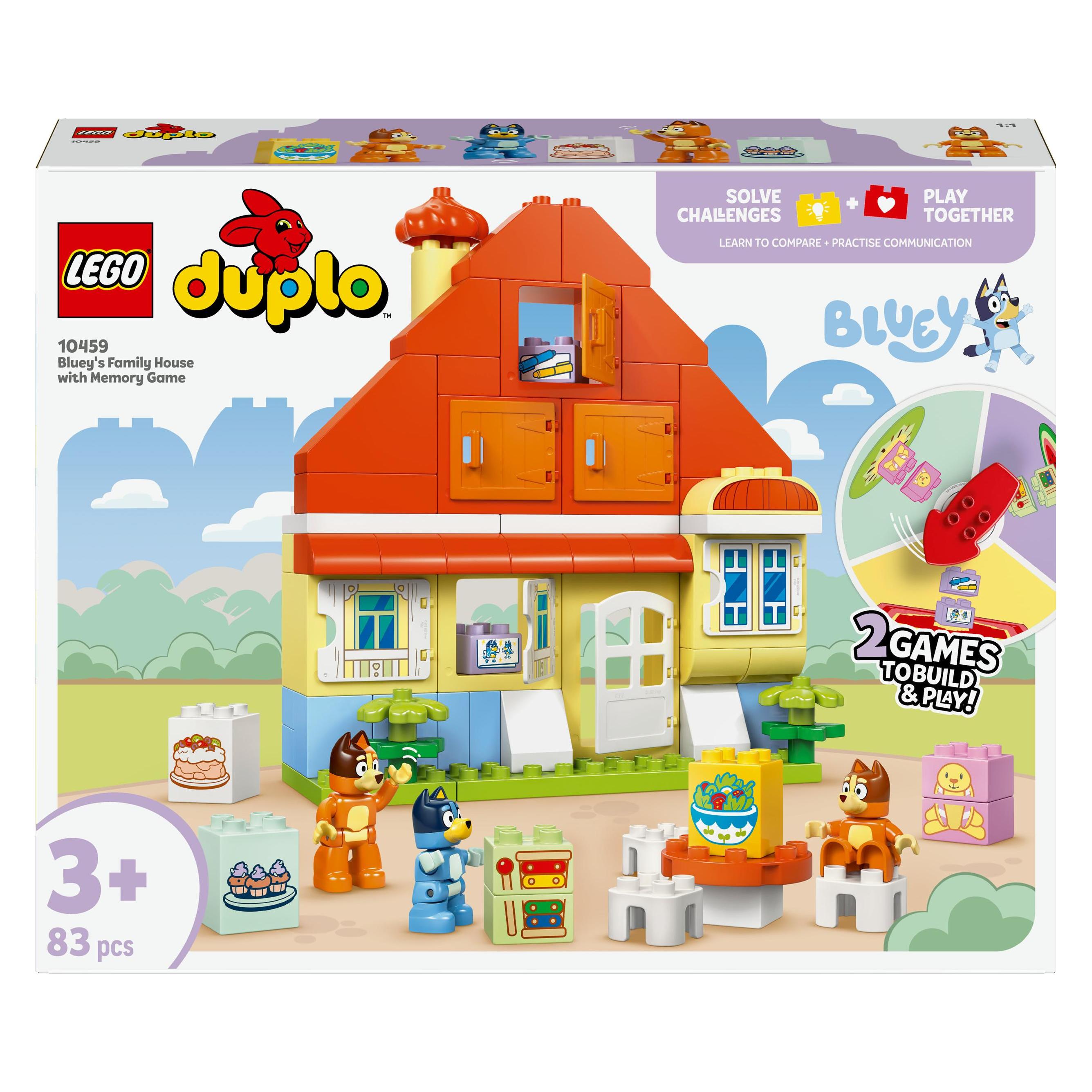 LEGO Blueys Familienhaus mit Memory-Spiel (10459)
