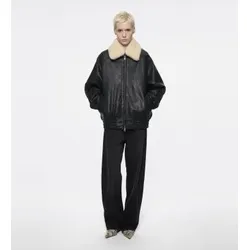 Stand Studio für Damen. 66712-7880 Tobie Lederjacke schwarz (36), Lässig