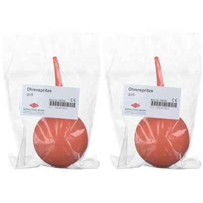 Ohrenspritze 90 g Gummi groß 2x 2x1 St Spritzen