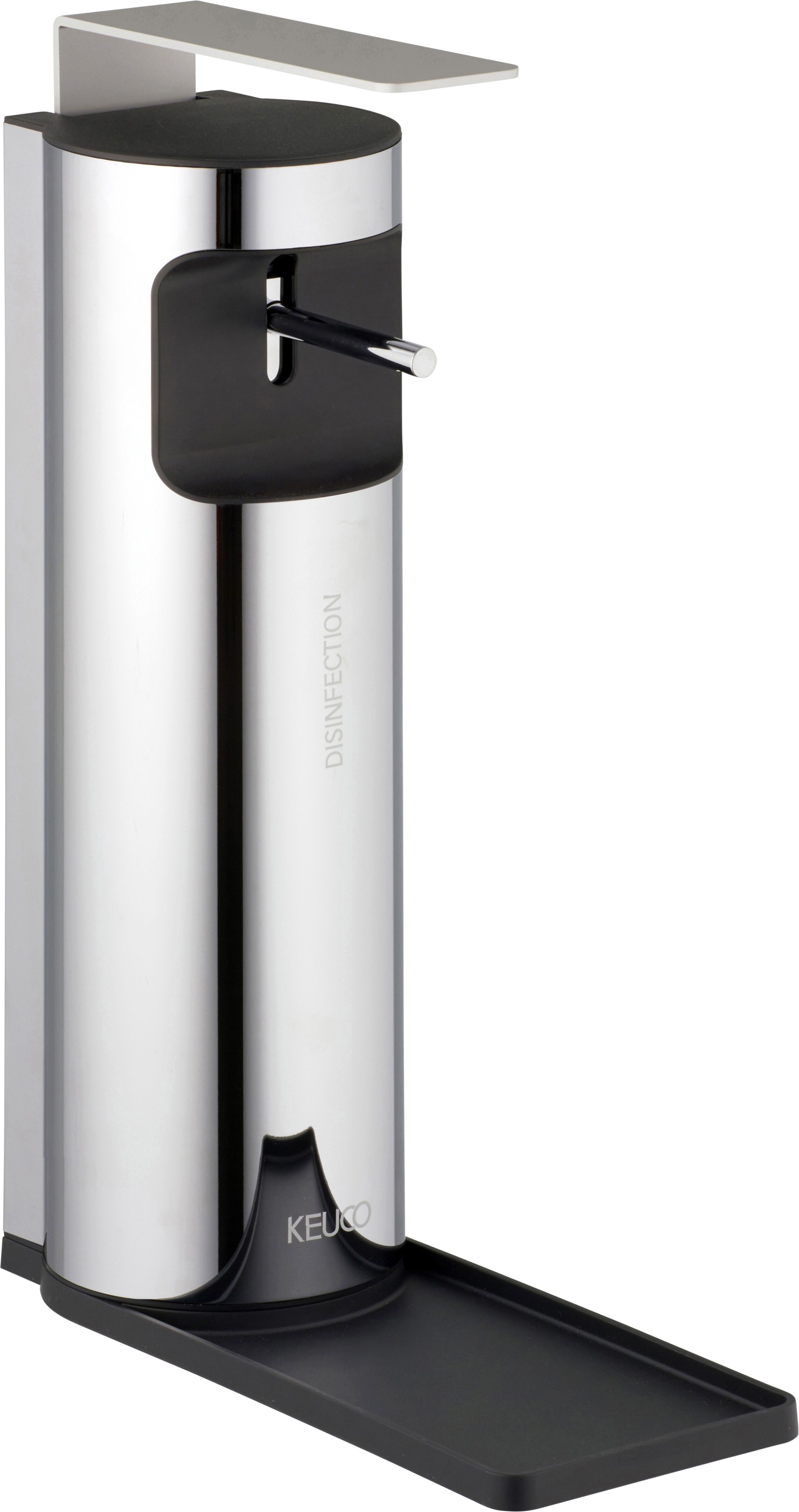 Keuco Plan distributeur de désinfectant 14954010400 chrome / noir