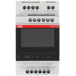 ABB D1M20Ethernet Multimessgerät Modbus TCP, Klasse 0,5 2 DI, 2 DO, LCD-Display 2TAZ665054R2000