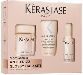 Kérastase Gloss Absolu coffret para cabelo brilhante e macio . Gloss Absolu