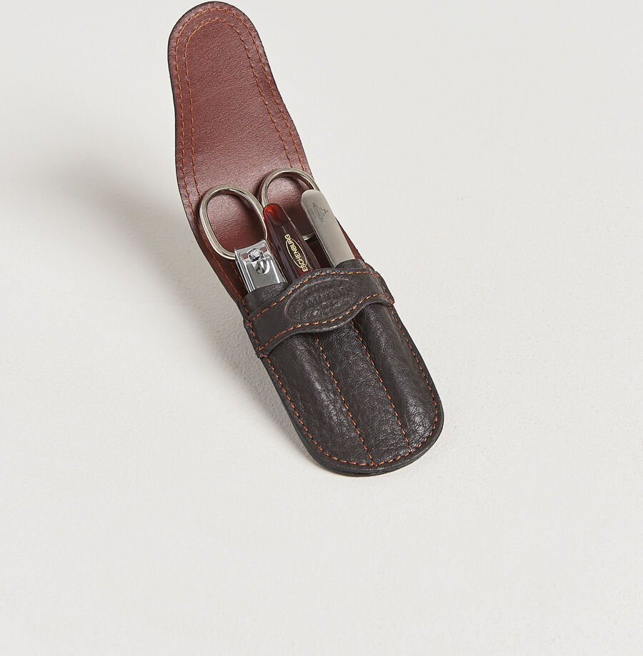 F. Hammann Small Manicure Set Dark Brown men One size Brun
