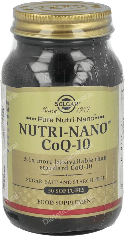 Solgar nutri-nano coenzima q10 3.1x 50cap.