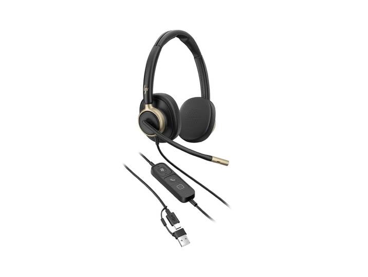 HP Poly Micro-casque filaire Mission 825 Mono - Connexion USB-C/A