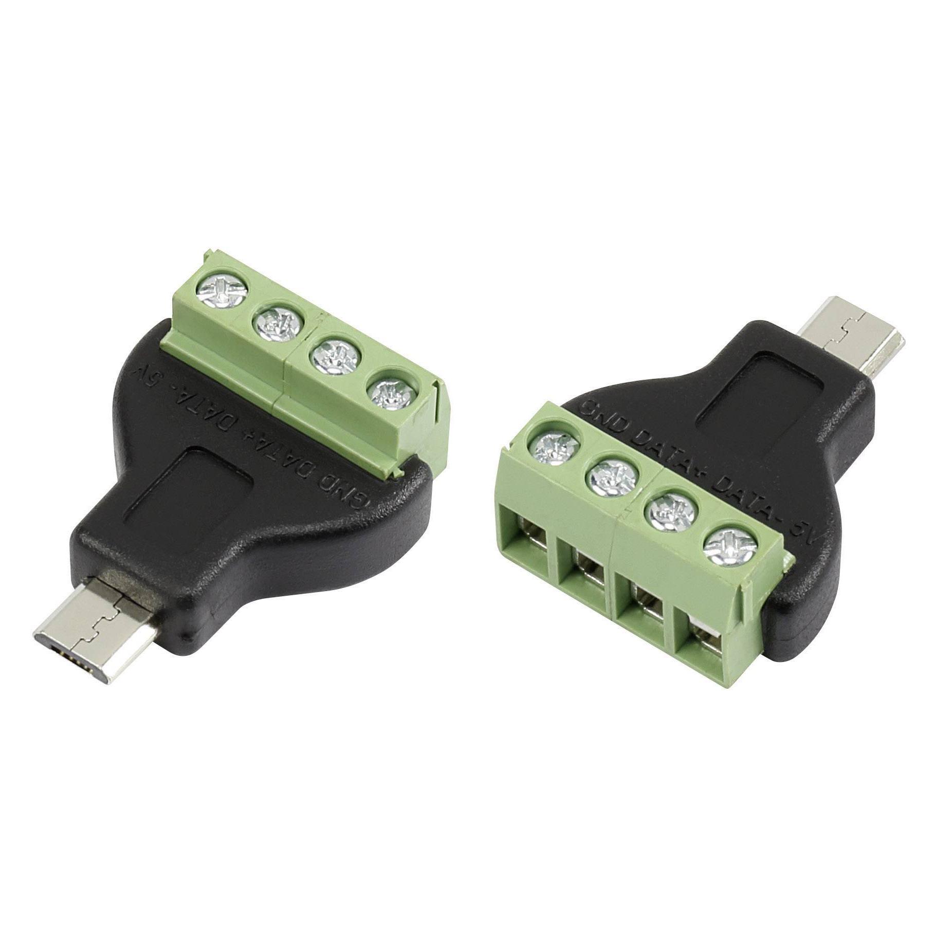 Tru Components USB-Steckverbinder mit Schraubanschluss (1572338)