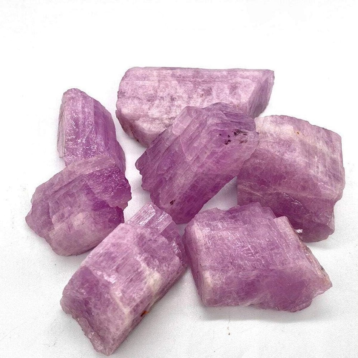 Paarse Spodumeen Kunziet - Ruwe Steen Mineraal - 100g - Paars
