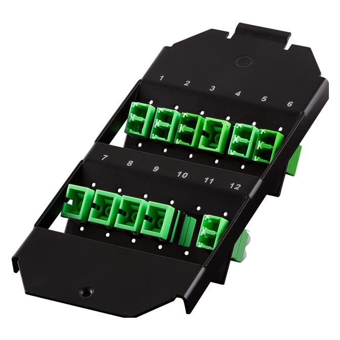 LogiLink Bodentankeinsatz für 12-LC-Duplex o. SC-Simplex-Adapter (165 mm System) (NK4070)