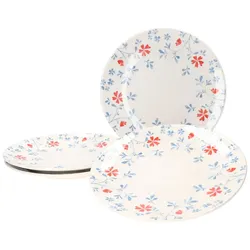 4er Set Dessert- Kuchenteller Blume Blau Julia 21,5cm Ritzenhoff & Breker - 404203