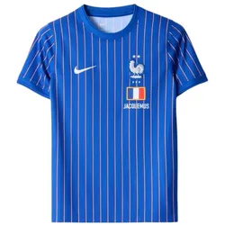 Nike, Jungen, Sportshirt, x Jacquemus x France Teens Pre-Match-Trikot mit blauen Streifen (L), Blau