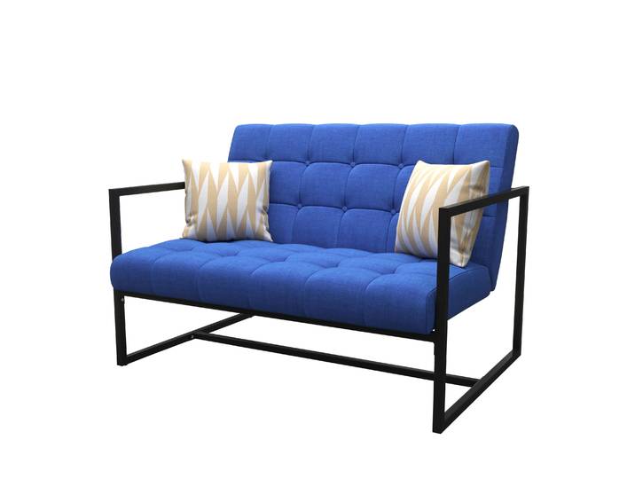 Sofa DEAN 2-Sitzer dunkelblau