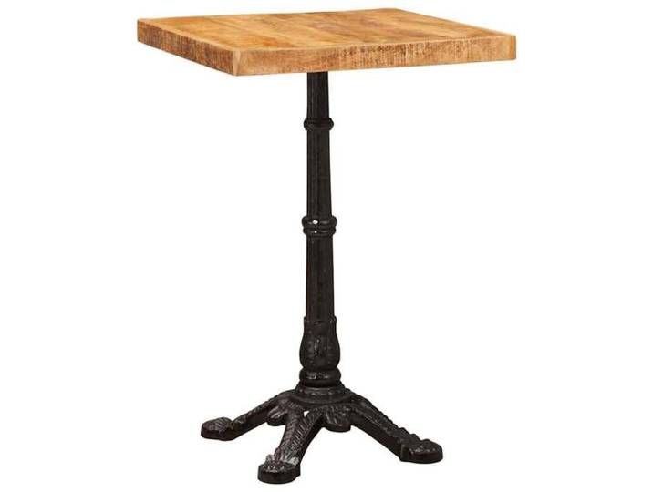 TABLE Marron - Table bistrot 50 x 50 x 76 cm Bois de mangue massif Marron(Vidaxl)_4450