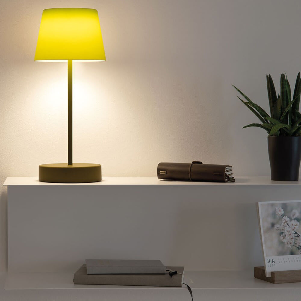Remember Lampe de table oscar en plastique Multicolore 15x34x15cm