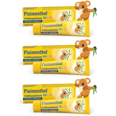 Pinimenthol Erkältungsbalsam mild 3x 3x50 g Salbe