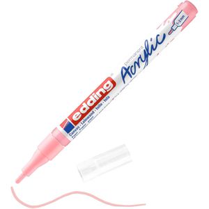 Edding Acrylstifte 5300 Acrylic, fein, edel mauve matt, Rundspitze 1-2mm, wasserfest