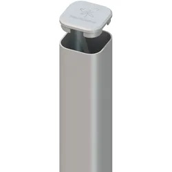 TraumGarten Metallpfosten 70x70 mm-Einb-2980-silber