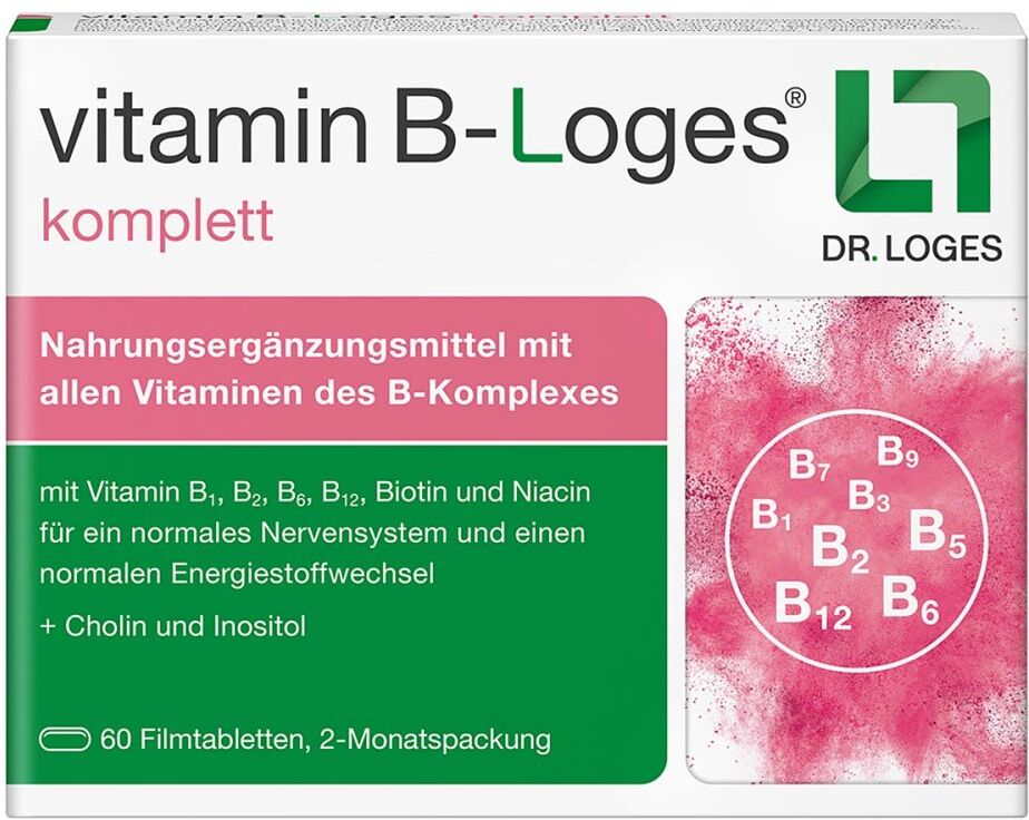 VITAMIN B LOGES vitamin B-Loges komplett: Vitamin B-Komplex mit Vitaminoiden