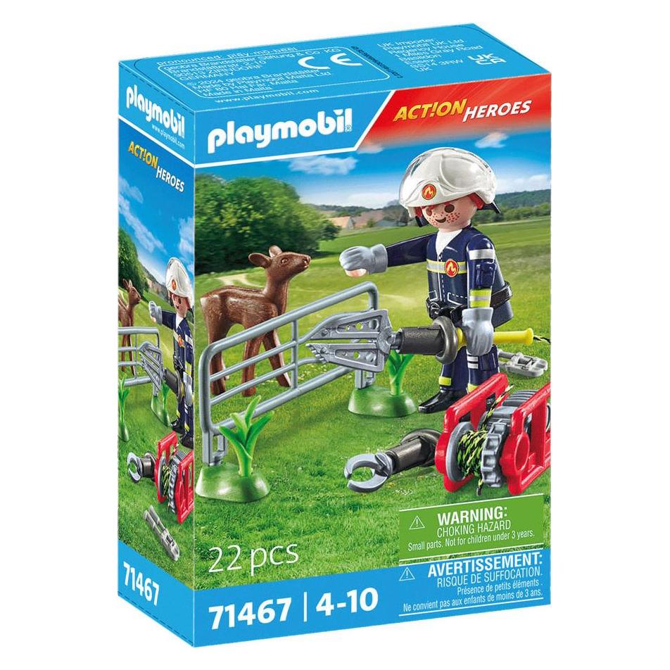 Playmobil Feuerwehr-Tierrettung (71467, Playmobil Action Heroes) (71467)